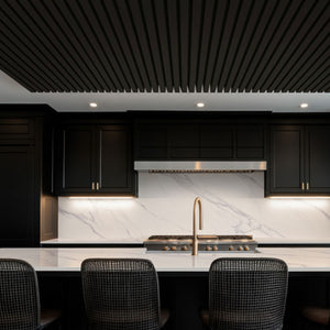 Ebony Acoustic Wood Slat Panels (9.5x94.5)