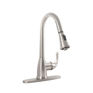 GRIFO DE COCINA DE 1 MANGO 8401-803 NÍQUEL CEPILLADO