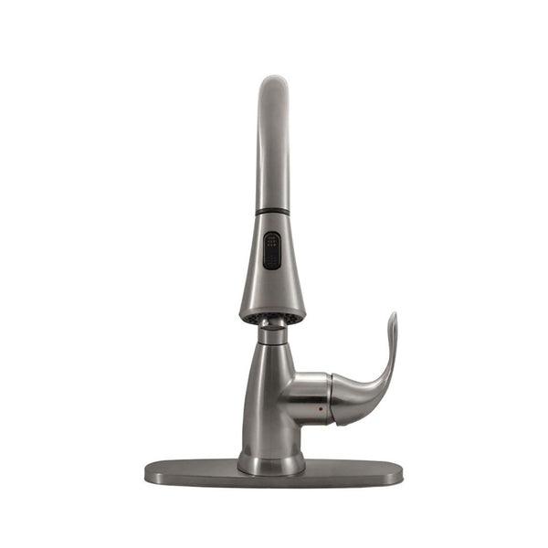 GRIFO DE COCINA DE 1 MANGO 8401-803 NÍQUEL CEPILLADO