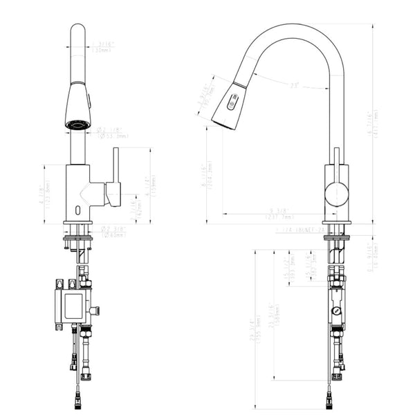 TOUCHFREE KICTHEN FAUCET 820-811 CHROME