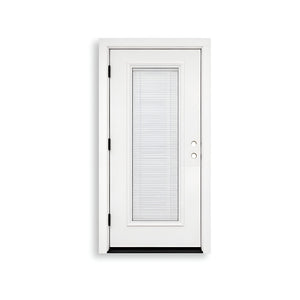 36 x 80 Full Blinds Fiberglass Exterior Prehung Door