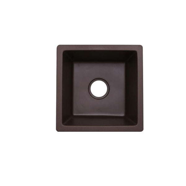 AD-GC26 Undermount Single Bowl Granite Composite Sink Coffee