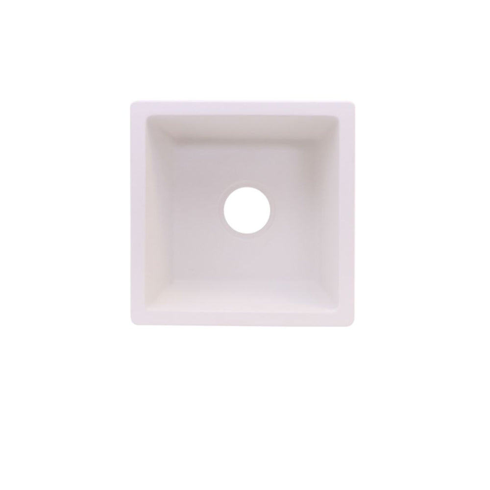 AD-GC26 Undermount Single Bowl Granite Composite Sink White