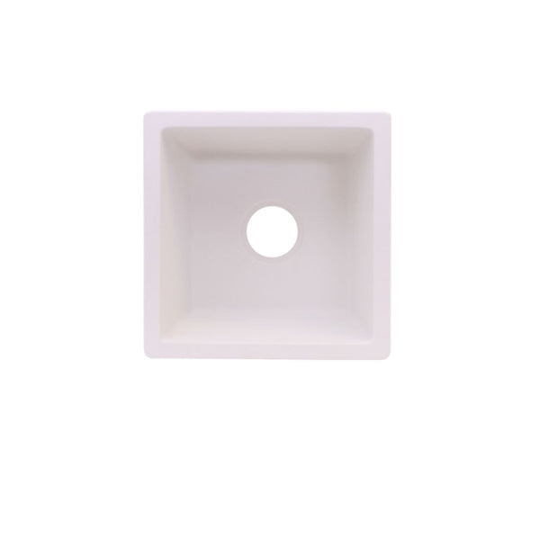 AD-GC26 Undermount Single Bowl Granite Composite Sink White