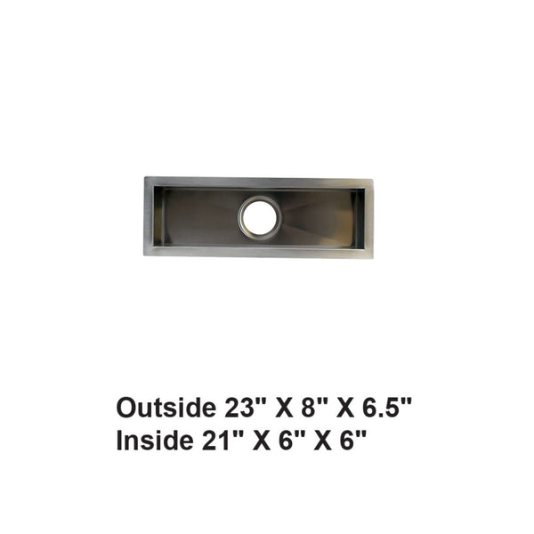 AD-H12 Handmade Undermount Single Bowl Stainless Steel Sink