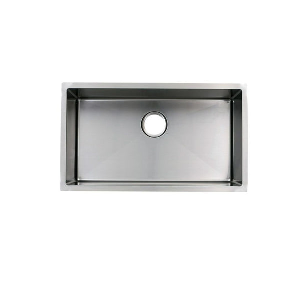 AD-H3118 Handmade Undermount Single Bowl Stainless Steel Sink