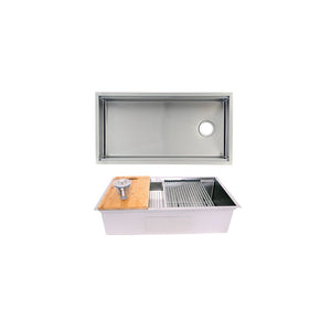 AD-H3619C Single Bowl Zero Radius Kitchen Sink