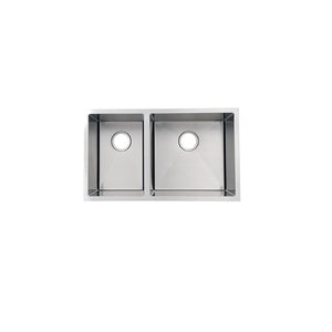 AD-H68R Handmade Undermount Reverse Double Bowl 60/40 Stainless Steel Sink
