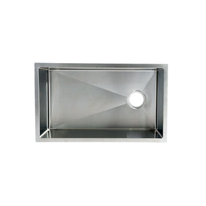 AD-H76 Single Bowl Zero Radius Kitchen Sink