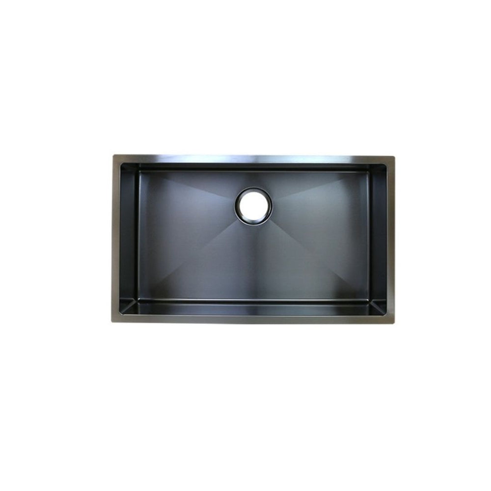 AD-H78 Black Handmade Undermount Single Bowl Stainless Steel Sink
