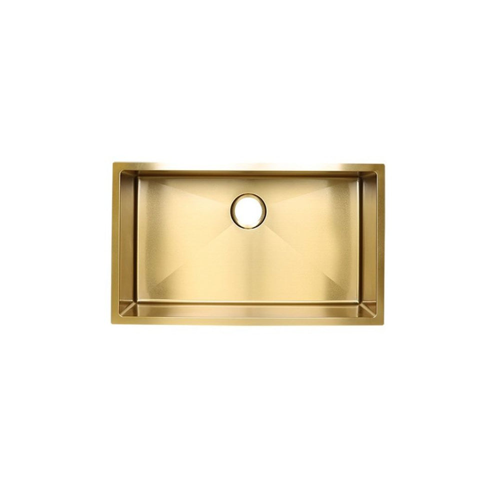 AD-H78 Gold Handmade Undermount Single Bowl Stainless Steel Sink