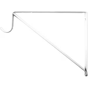 HD Shelf & Rod Support - White