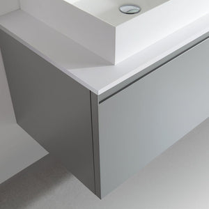 MANAROLA 42  LIGHT GRAY BATHROOM VANITY