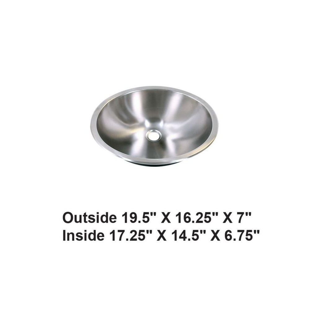 AD-17 Undermount Single Bowl Stainless Steel Sink
