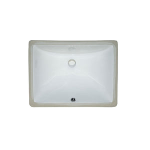PORCELAIN VANITY RECTANGLE WHITE-1813
