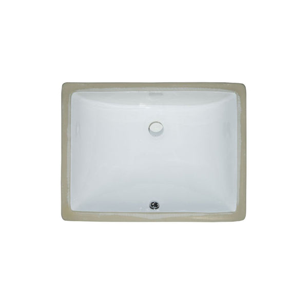 PORCELAIN VANITY RECTANGLE WHITE-2015