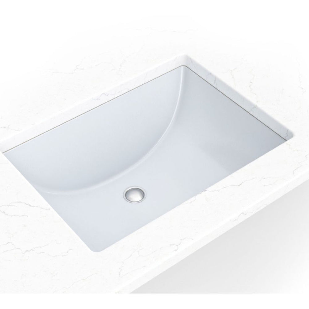 Porcelain Vanity Rectagle White-2015