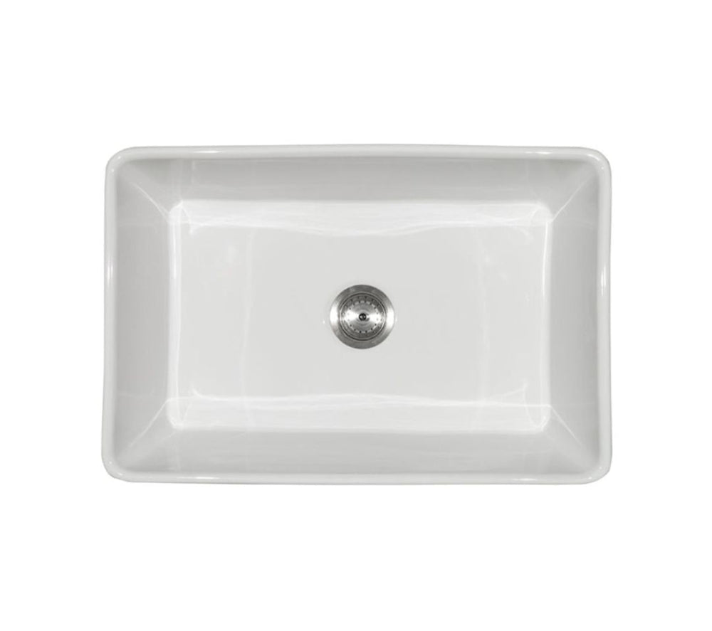 Porcelain Fireclay Farmhouse with Apron SB White-3020