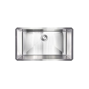 SS 16 GAU HANDCRAFTED SINGLE BOWL-3219