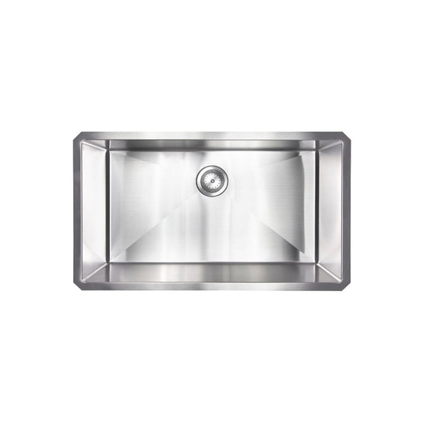 SS 16 GAU HANDCRAFTED SINGLE BOWL-3219