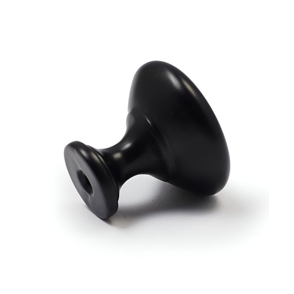 Flat Black Coated Finish BLK Style Solid Kitchen Cabinet Knob- 30BLK