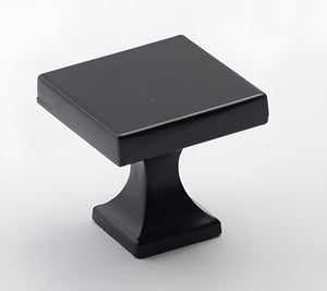 Black Coated Finish BLK Kitchen Cabinet Knob