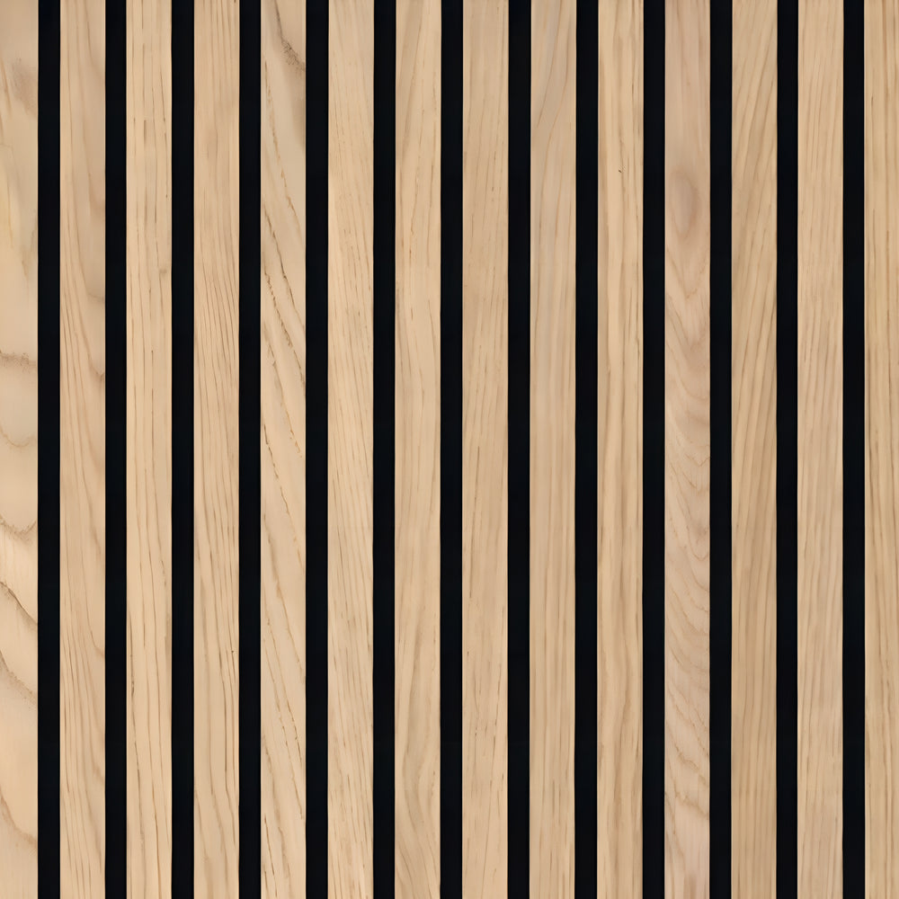 Natural Acoustic Wood Slat Panels (9.5X94.5)