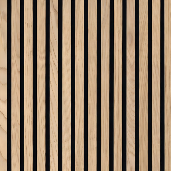 Natural Acoustic Wood Slat Panels (9.5X94.5)