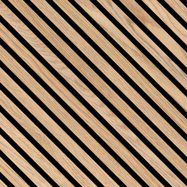 Natural Acoustic Wood Slat Panels (9.5X94.5)