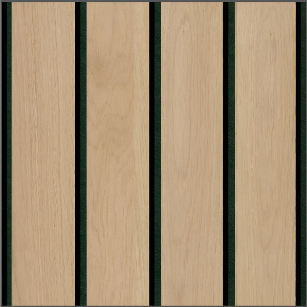 Natural Macro Acoustic Wood Slat Panels (10.63x94.5)