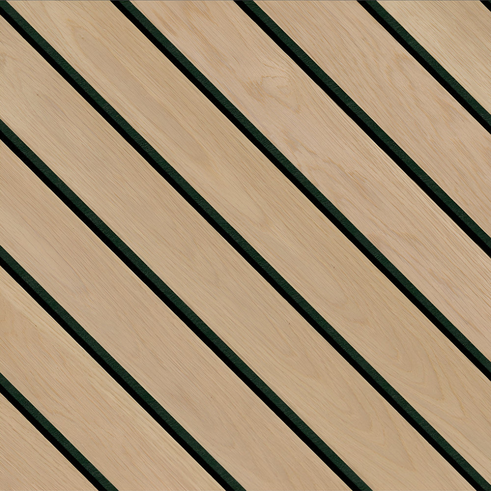 Natural Macro Acoustic Wood Slat Panels (10.63x94.5)