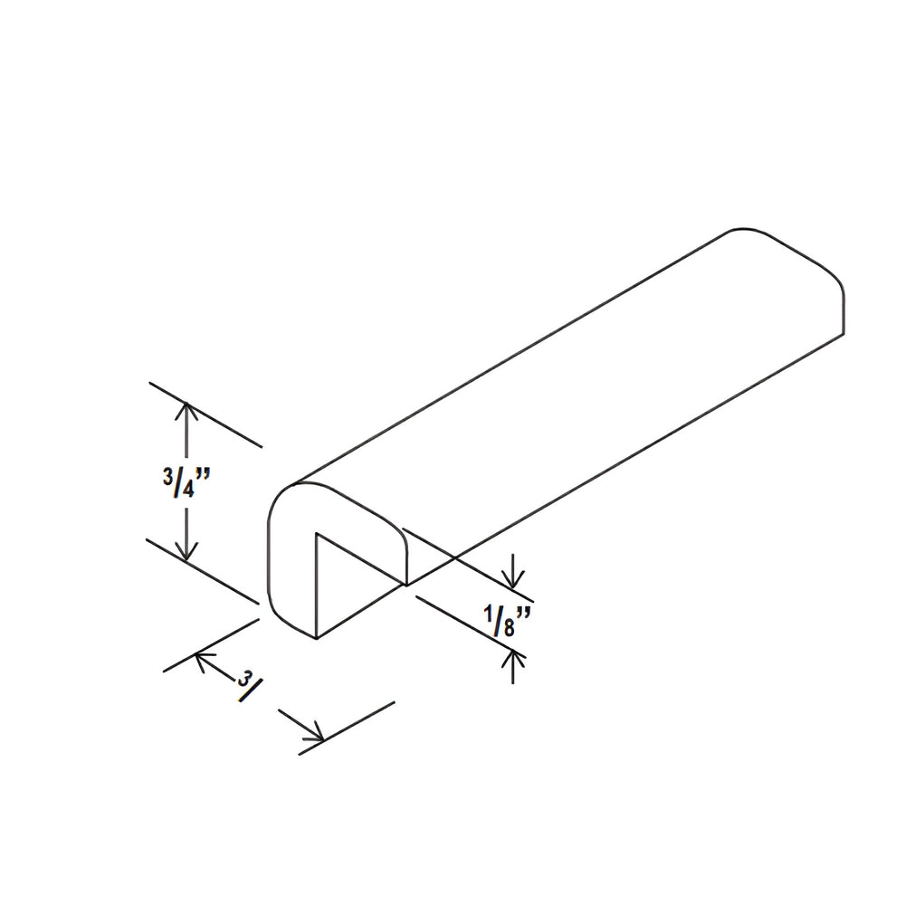 Greek Blue Outside Corner Moulding