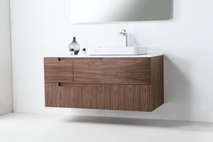 ORSA 48” WALNUT BATHROOM VANITY