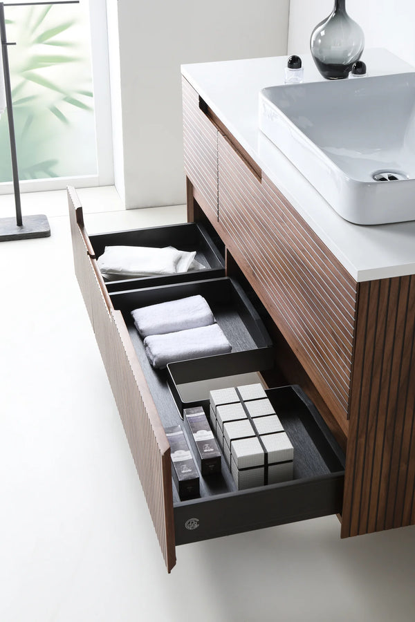 ORSA 48” WALNUT BATHROOM VANITY