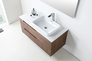 ORSA 48” WALNUT BATHROOM VANITY