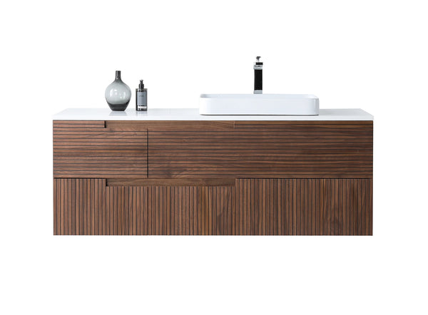 ORSA 60” WALNUT BATHROOM VANITY