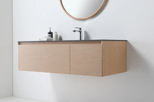 OSLO 48” WHITEWASH/WHITEWASH BATHROOM VANITY
