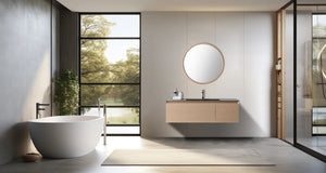 OSLO 48” WHITEWASH/WHITEWASH BATHROOM VANITY
