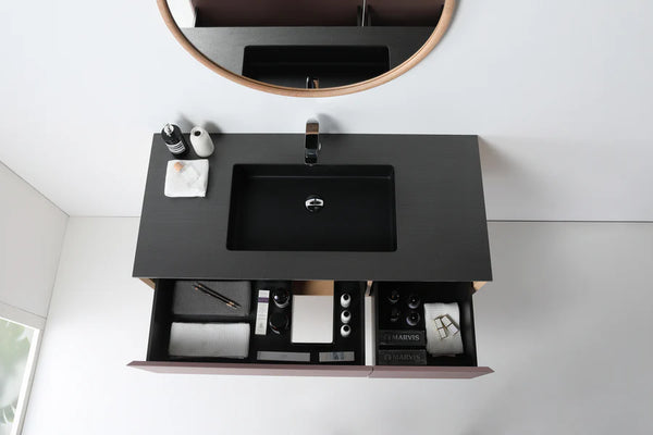 OSLO 48” CARAMEL/WHITEWASH BATHROOM VANITY