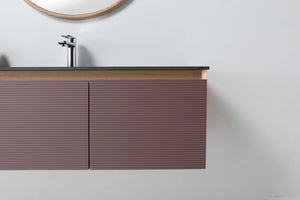 OSLO 48” CARAMEL/WHITEWASH BATHROOM VANITY