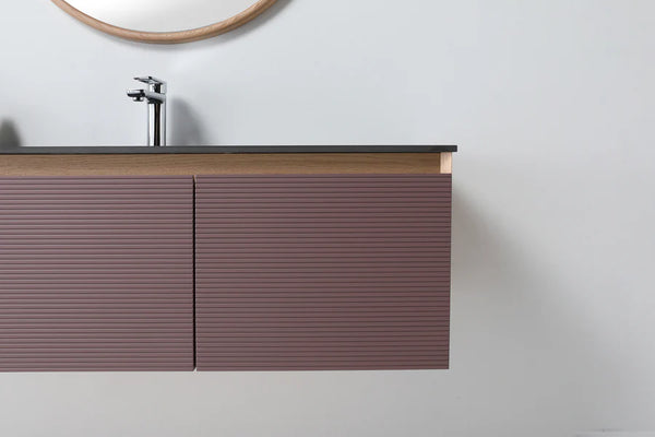 OSLO 48” CARAMEL/WHITEWASH BATHROOM VANITY