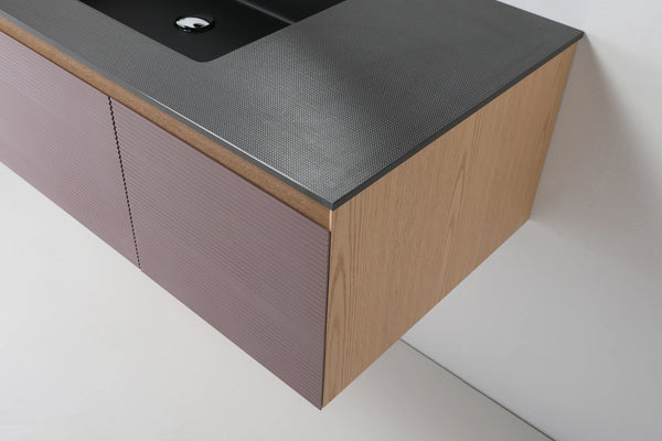 OSLO 48” CARAMEL/WHITEWASH BATHROOM VANITY