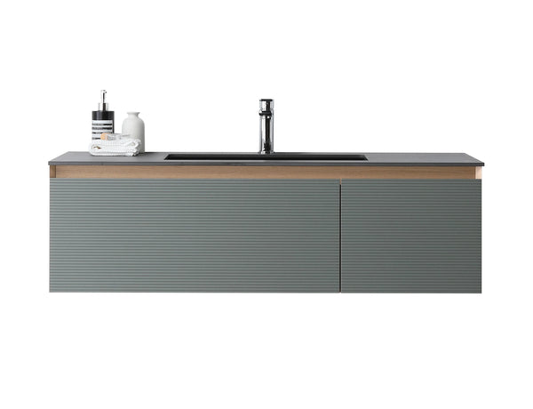 OSLO 48” SAGE GREEN/WHITEWASH BATHROOM VANITY