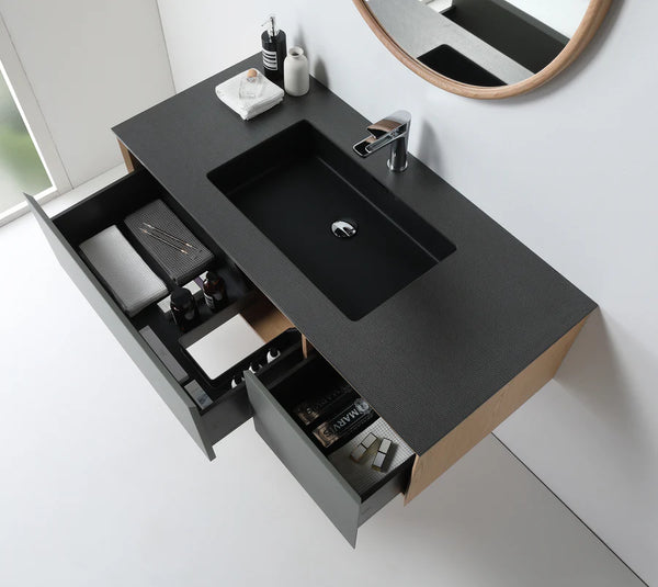 OSLO 48” SAGE GREEN/WHITEWASH BATHROOM VANITY