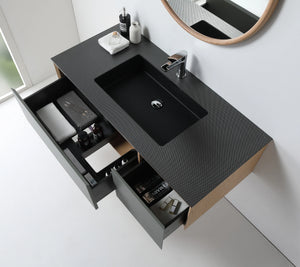 OSLO 48” SAGE GREEN/WHITEWASH BATHROOM VANITY