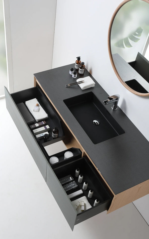 OSLO 60” SAGE GREEN/WHITEWASH BATHROOM VANITY
