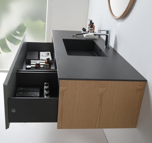 OSLO 60” SAGE GREEN/WHITEWASH BATHROOM VANITY