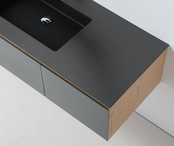 OSLO 60” SAGE GREEN/WHITEWASH BATHROOM VANITY