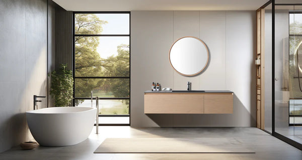 OSLO 60” WHITEWASH/WHITEWASH BATHROOM VANITY