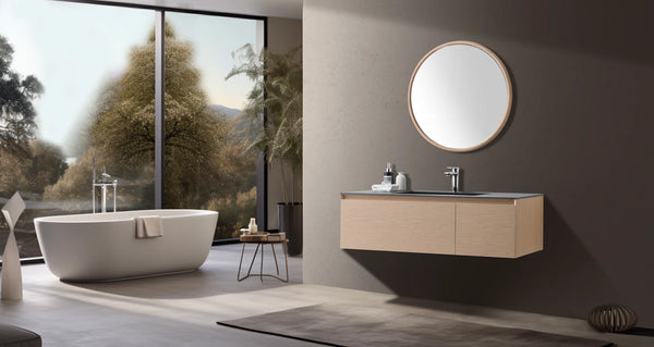 OSLO 60” WHITEWASH/WHITEWASH BATHROOM VANITY